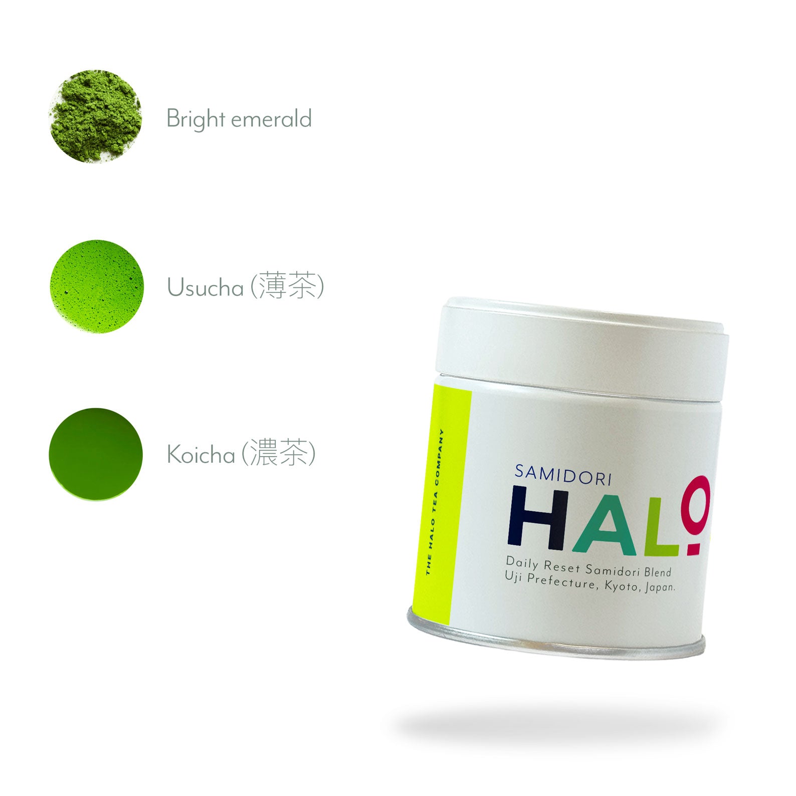 Halo Daily Reset Samidori Matcha Tea